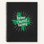 Carnet Maison noire et verte, Maison douce - Texas (Devant)
