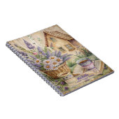 Carnet Maison Rustique Lavande Florale Core (Côté Droit)