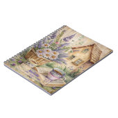 Carnet Maison Rustique Lavande Florale Core (Côté gauche)