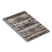 CARNET MAISON RUSTIQUE MAISON SUCRÉE MAISON | (Côté Droit)