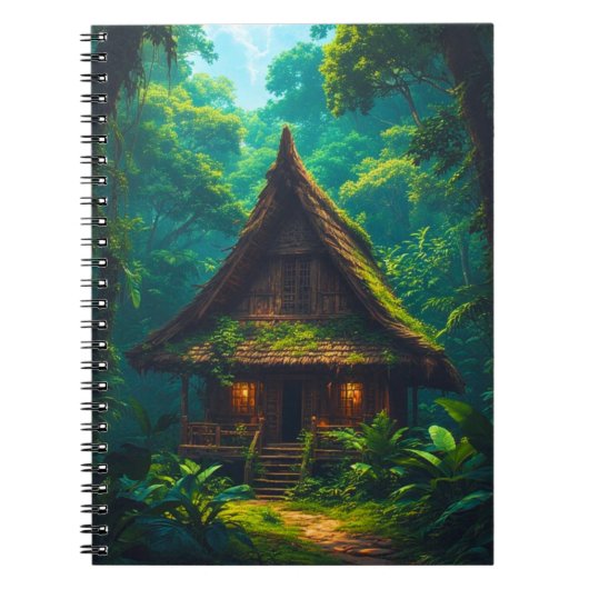 Carnet Maison Silencieuse dans la Forêt Tropicale (Devant)