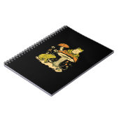 Carnet Maisonnette Champignon Grenouille Esthétique Cotta (Côté gauche)