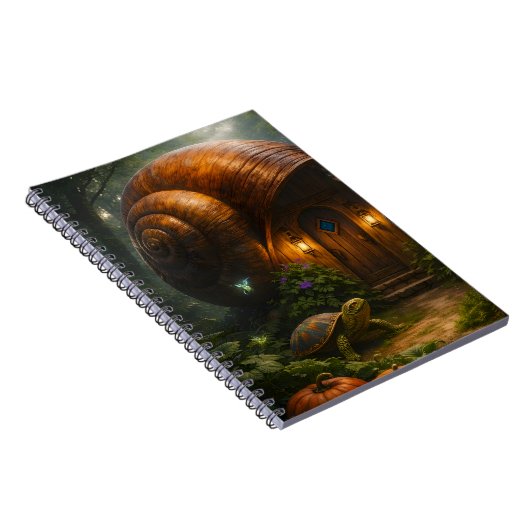 Carnet Maisonnette de l'escargot de sorcier forêt enchant (Côté Droit)