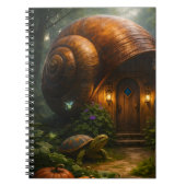 Carnet Maisonnette de l'escargot de sorcier forêt enchant (Devant)