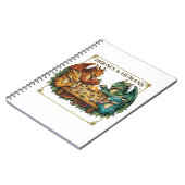 Carnet Maisons de dragon amusantes et illustrations de fa (Côté gauche)