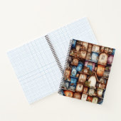 Carnet Maisons Minuscules Sur Maisons Mignonne Aquarelle (Intérieur)