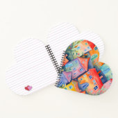 Carnet Maisons pastel aux couleurs douces, couleur paisib (Intérieur)