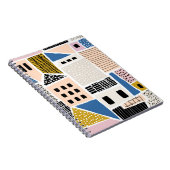 Carnet Maisons Tirées main sans couture Abstrait (Côté Droit)