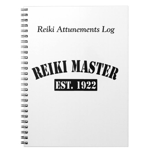 Carnet Maître Reiki (Devant)