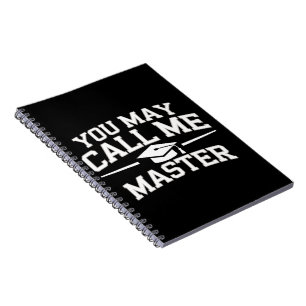 Carnet Maîtrise drôle MBA Éducation Remise des diplômes