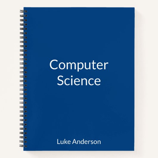 Carnet Maîtrise informatique personnalisée (Devant)