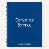 Carnet Maîtrise personnalisée de l'informatique (Devant)