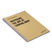 Carnet Maîtriser l'art Citation drôle (Côté Droit)
