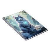 Carnet **Majestic Fantasy Cat with Mystical Aura – High F (Côté Droit)