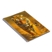 Carnet Majestic Golden Tiger Notebook - Wildlife Art Jour (Côté Droit)