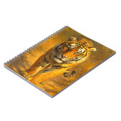 Carnet Majestic Golden Tiger Notebook - Wildlife Art Jour (Côté gauche)