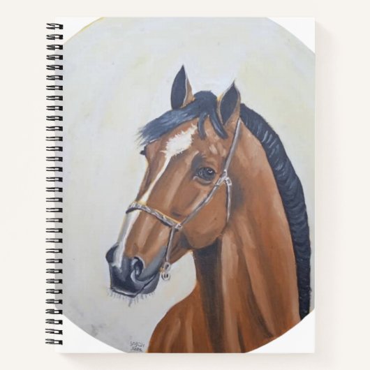 Carnet Majestic Horse Portrait T-Shirt (Devant)