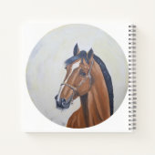 Carnet Majestic Horse Portrait T-Shirt (Dos)