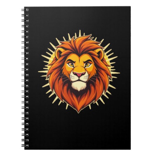 Carnet Majestic Lion – King of Power and Authority (Devant)