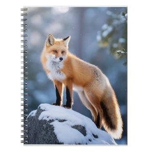Carnet Majestic Winter Fox photographie
