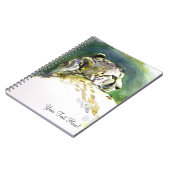 Carnet majestueux de guépard (Côté gauche)