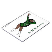 Carnet Majorette Tortue Vert Accent Blanc A (Côté gauche)