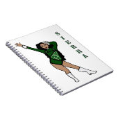 Carnet Majorette Tortue Vert Accent Blanc B (Côté Droit)
