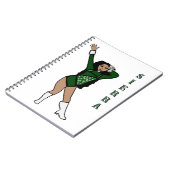 Carnet Majorette Tortue Vert Accent Blanc B (Côté gauche)