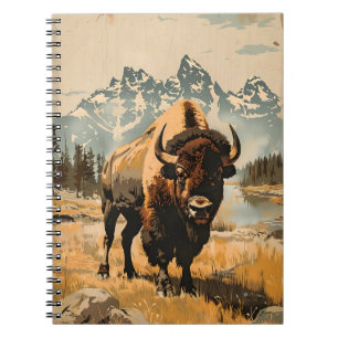 Carnet Majorité des plaines : Illustration du bison Vinta