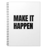 Carnet Make It Happen Spiral Photo Notebook (Devant)