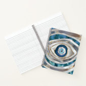Carnet Mal Eye Textes minéraux et or (Intérieur)
