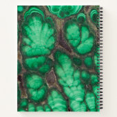 Carnet Malachite à motif vert (Dos)