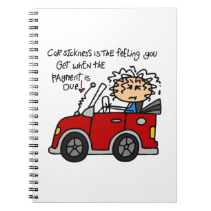 Carnet Maladie de voiture humoristique