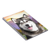 Carnet Malamute d'Alaska (Côté Droit)