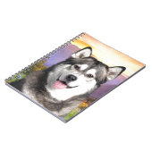 Carnet Malamute d'Alaska (Côté gauche)