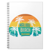 Carnet Malibu Beach Retro (Devant)