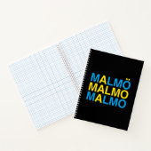 Carnet MALMO Swedish Flag (Intérieur)