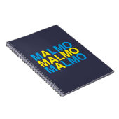 Carnet MALMO Swedish Flag (Côté Droit)