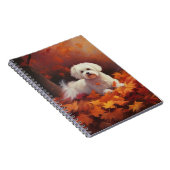 Carnet Maltais en automne Feuilles automne Inspiration (Côté Droit)