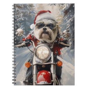 Carnet Malti Tzu Chien équitation Moto Noël