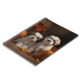 Carnet Malti tzu Puppy Citrouille d'automne (Côté gauche)