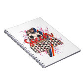 Carnet Mama de foot Leopard Éclair Sport Maman (Côté Droit)