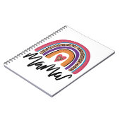 Carnet Mama Leopard Rainbow (Côté gauche)