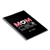 Carnet Mama Mode toute la journée chaque jour Fête des mè (Côté Droit)