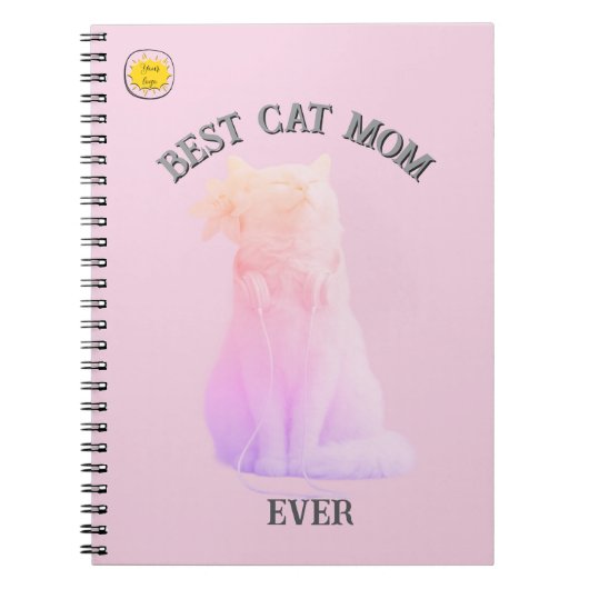 Carnet Maman Chat Mignon Photo (Devant)