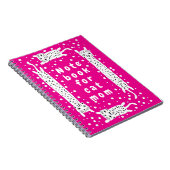 Carnet Maman Chat Rose Chaud (Côté Droit)