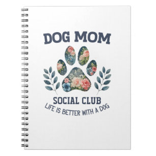 Carnet Maman Chien Fleur de Patte
