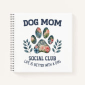 Carnet Maman Chien Fleur de Patte (Devant)