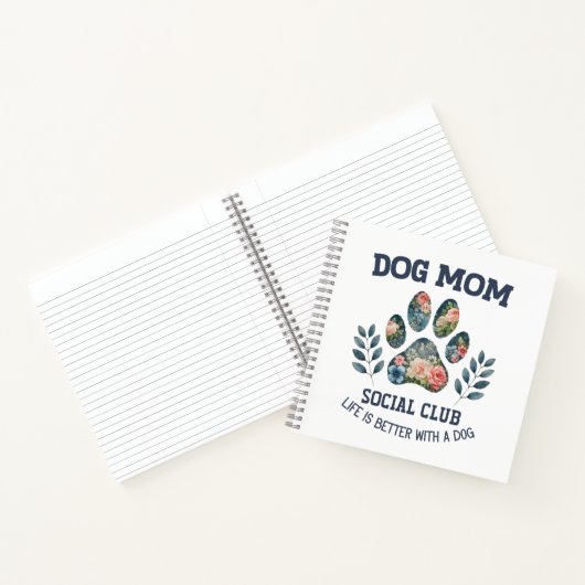 Carnet Maman Chien Fleur de Patte (Intérieur)