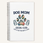 Carnet Maman Chien Fleur de Patte (Recto)
